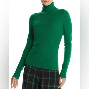 Alice + Olivia Roberta Rib-Knit Wool Turtleneck Sweater